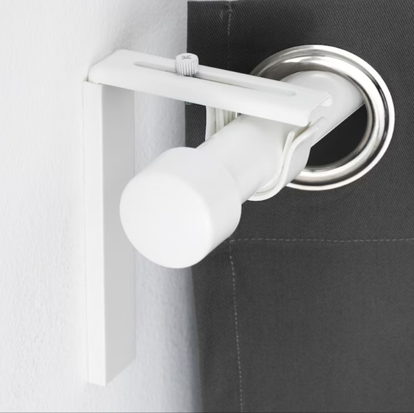 IKEA | BETYDLIG curtain rod ceiling/wall bracket x4 units - white - Picture 4 of 4